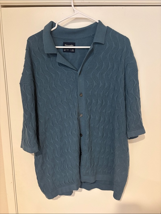 Abercrombie & Fitch Other - Abercrombie Textured Button-Up Cardigan in Teal - Never Worn